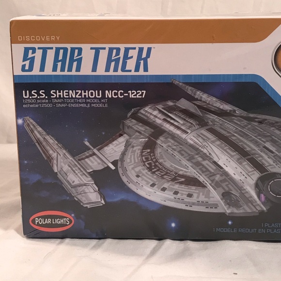 Polar Lights Discovery Star Trek Snap Model Kit Naiab Sealed - Picture 2 of 7